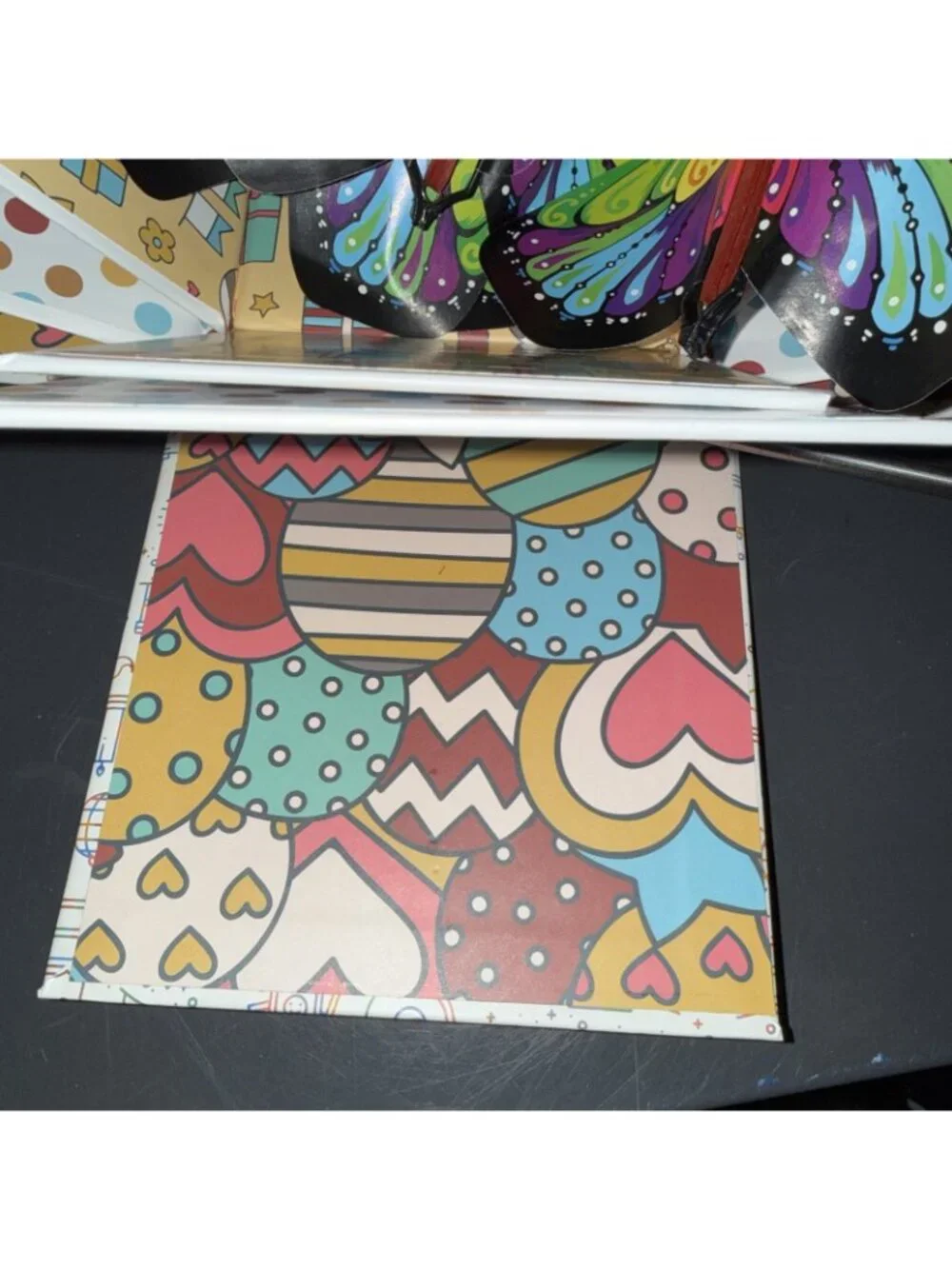 Send A Cake Butterfly Explosion Cake Box (No cake) 5 Butterflies 5”Lx5”Wx5”H